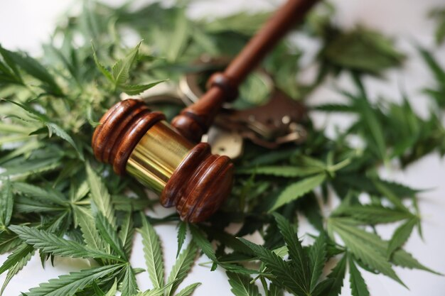 Gavel on Marijuana